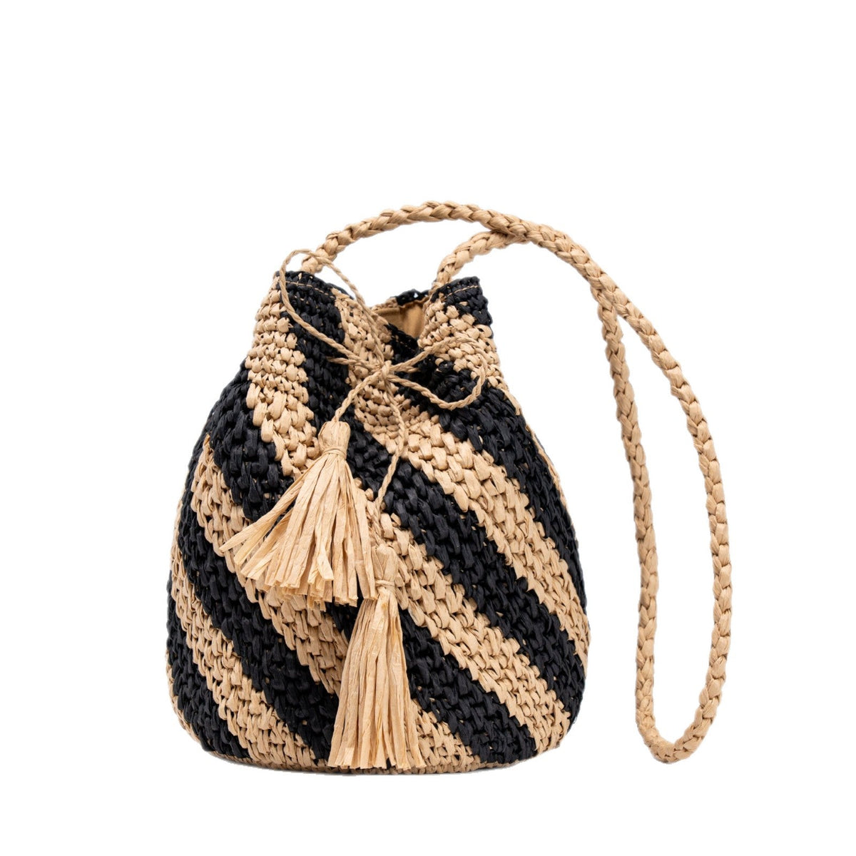Structured Macrame Shoulder Bag LoungeYard — product view 5