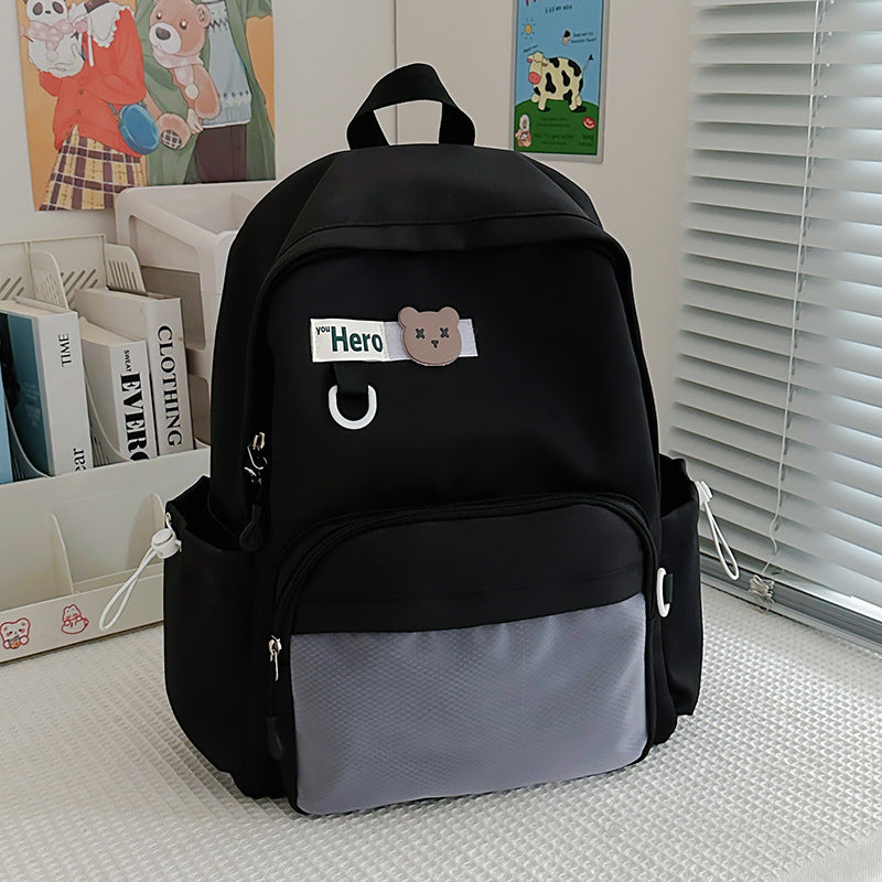 Cute Illustrated School Backpack — product view 3