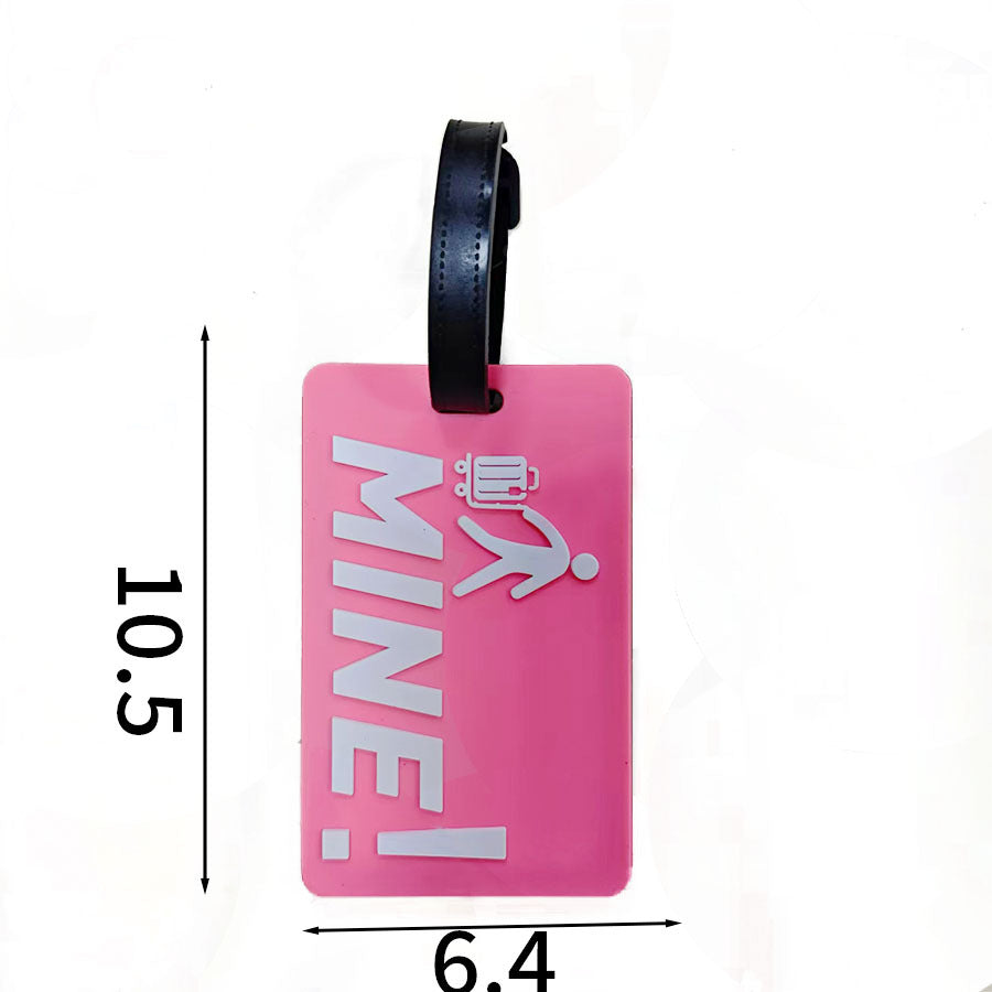 Unisex Luggage Tag with Personal Identification Message LoungeYard — product view 5