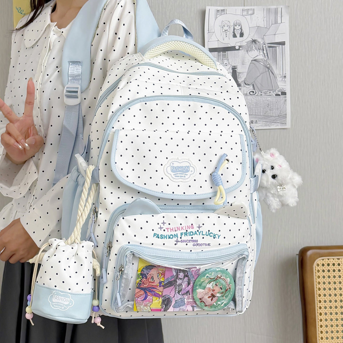 Fun Character-Themed School Backpack LoungeYard — product view 1