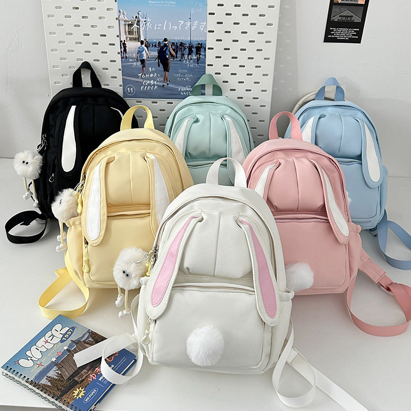 Cute Bunny-Ear Mini Backpack LoungeYard — product view 4