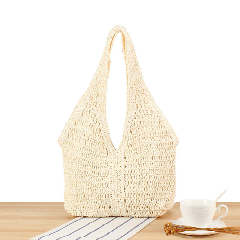 Handmade Macrame Tote Bag LoungeYard — product view 1