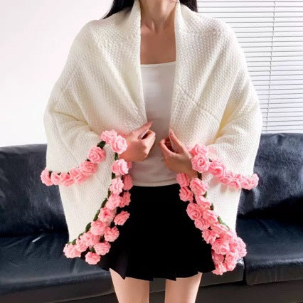 Floral Knit Bag — product view 4