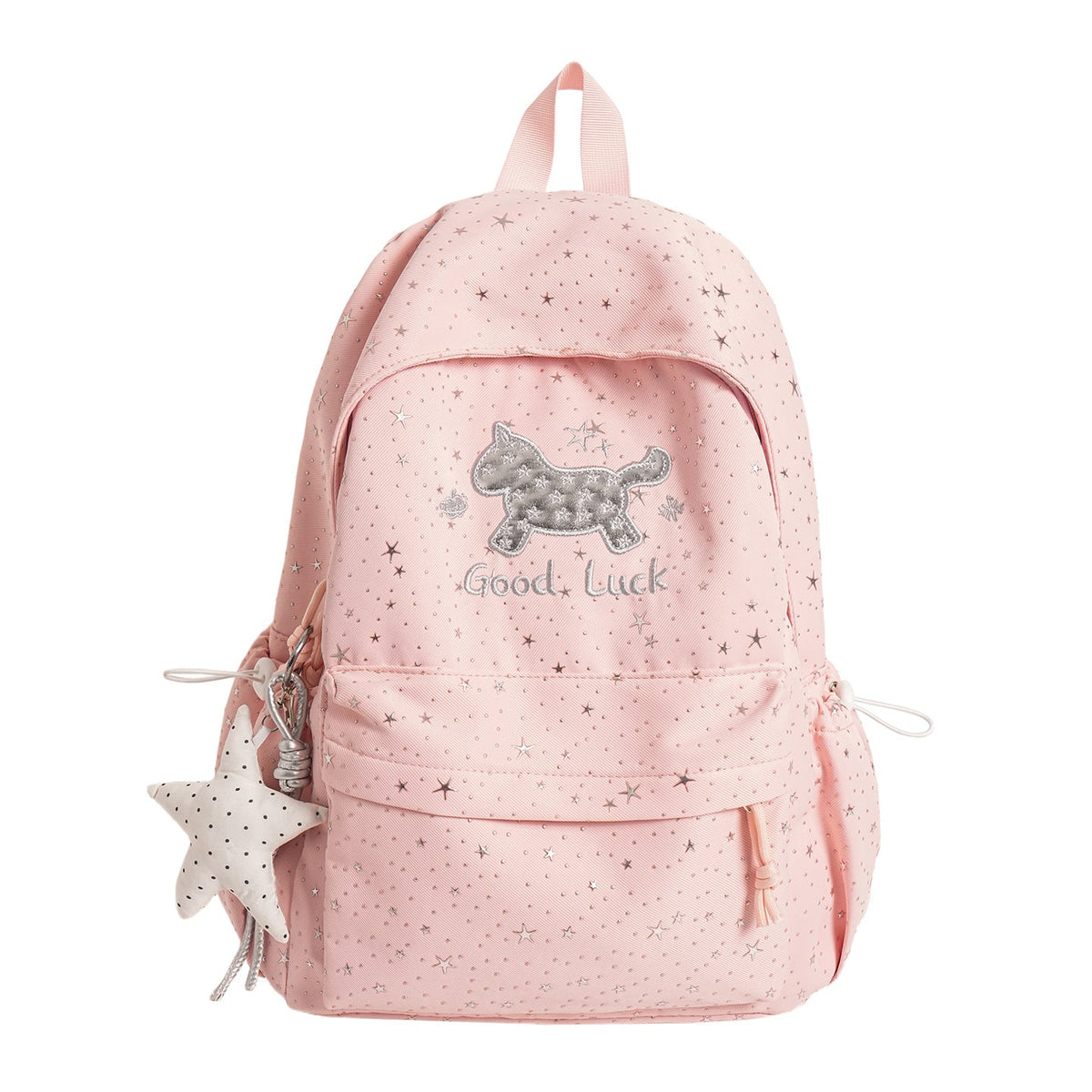 Cute Star-Embellished School Backpack LoungeYard — product view 5
