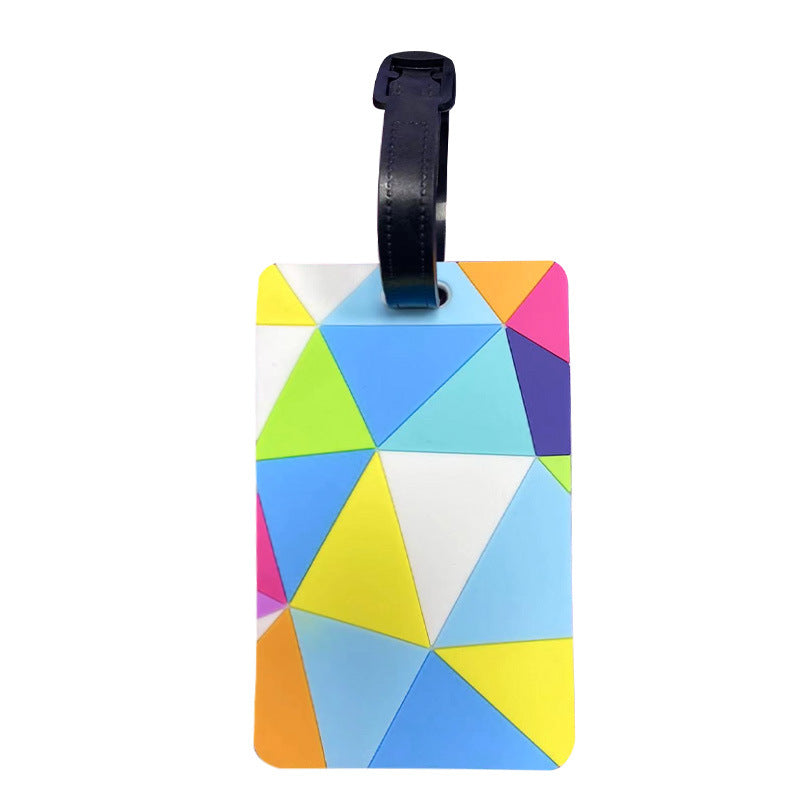 Geometric Travel Luggage Tag LoungeYard — product view 2