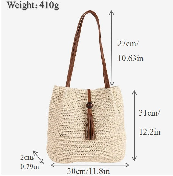 Handbag with Fringed Detail LoungeYard — product view 6