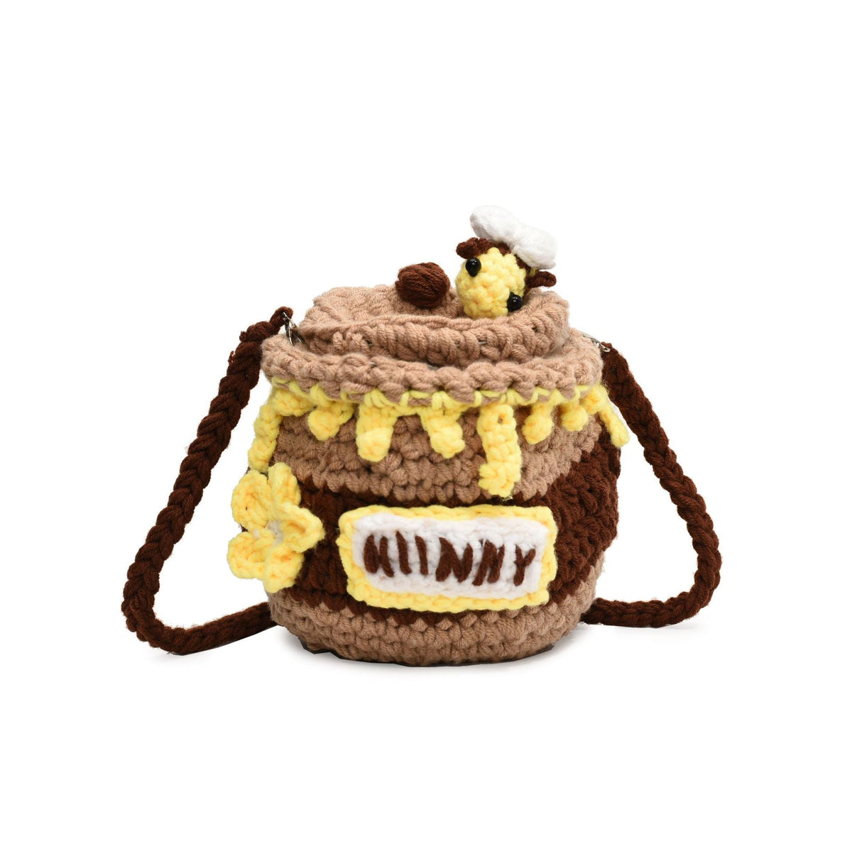 Fun Crochet Honey Jar Mini Bag — product view 5