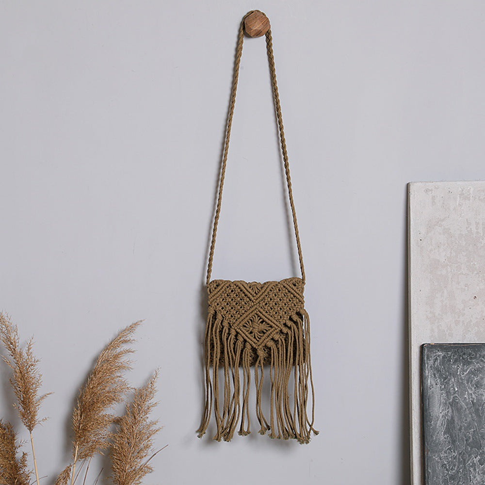 Macrame Shoulder Bag LoungeYard — product view 3