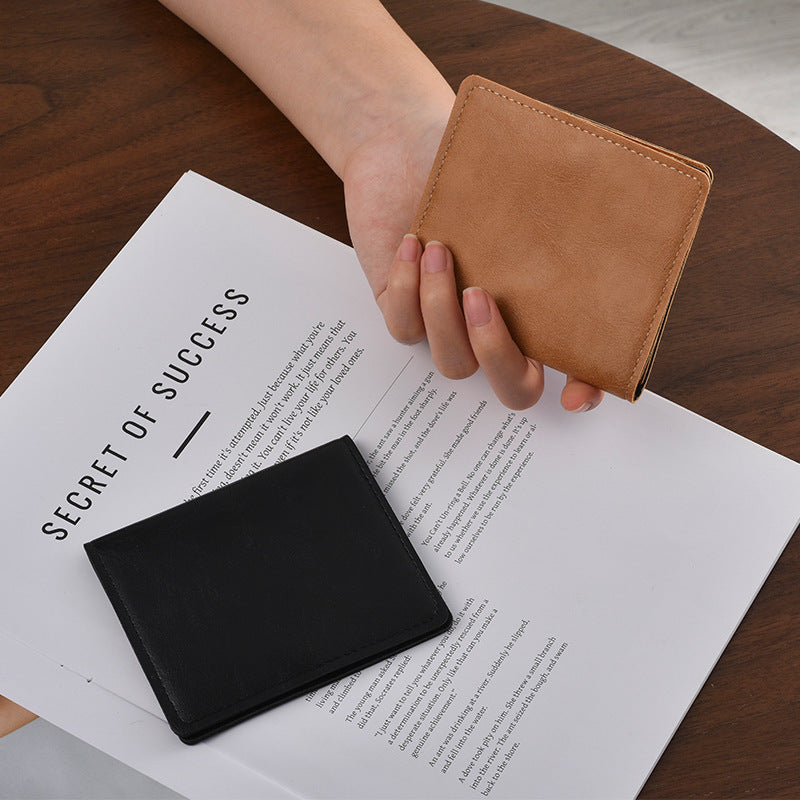Compact Leather Card Holder LoungeYard — product view 4