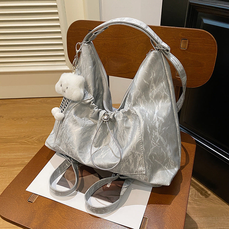 Crinkled Pouch Handbag LoungeYard — product view 3