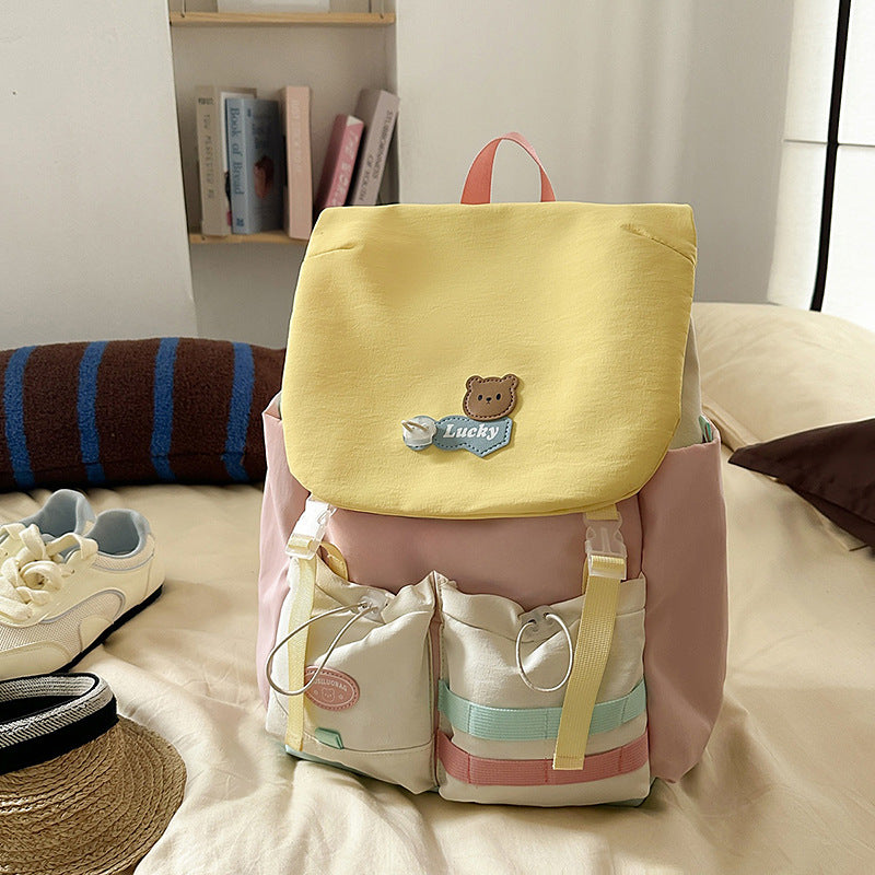 Playful Multi-Pocket Back-to-School Backpack LoungeYard — product view 6
