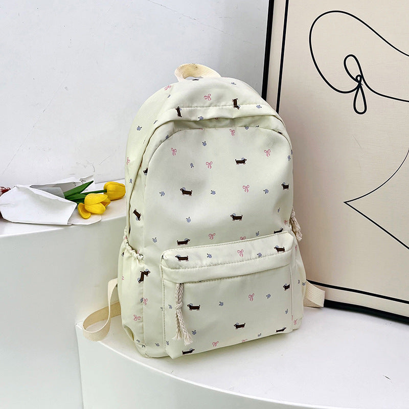Dog-Themed Casual Backpack LoungeYard — product view 1