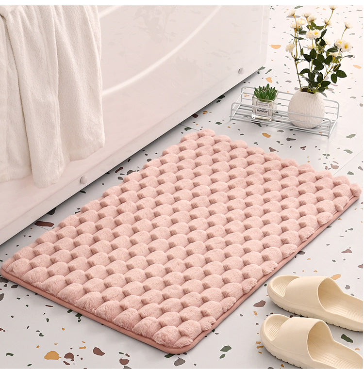 Luxurious Textured Bath Mat Bowlift — product view 4