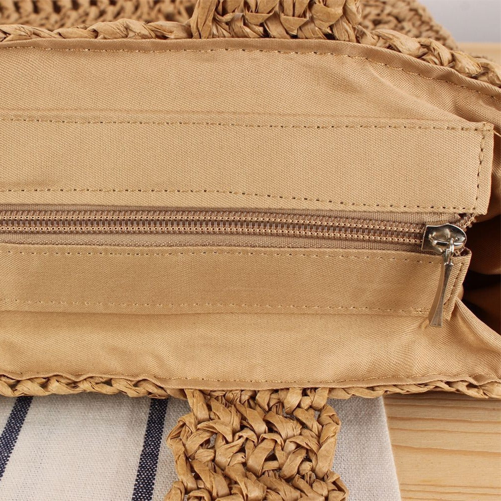 Braided Shopping Bag in Minimalistic Design LoungeYard — product view 2