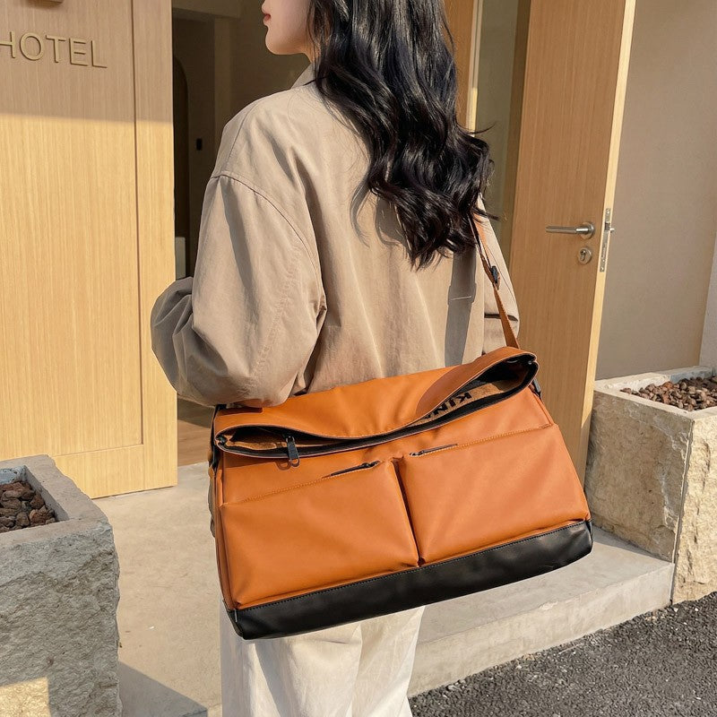Multi-Pocket Waterproof Messenger Bag LoungeYard — product view 2