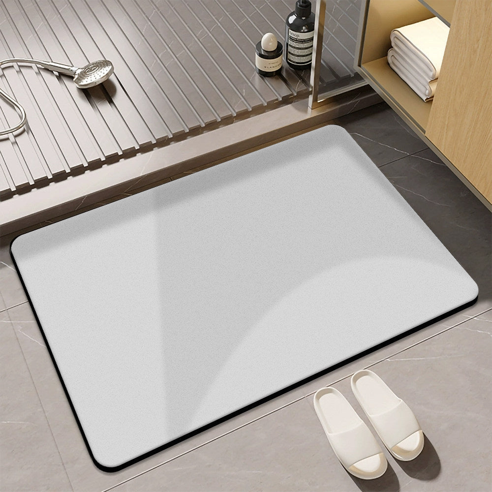 Elegant Marble-Inspired Bath Mat — product view 3