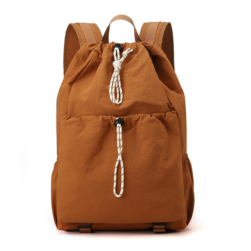 Compact Drawstring Travel Backpack LoungeYard — product view 5
