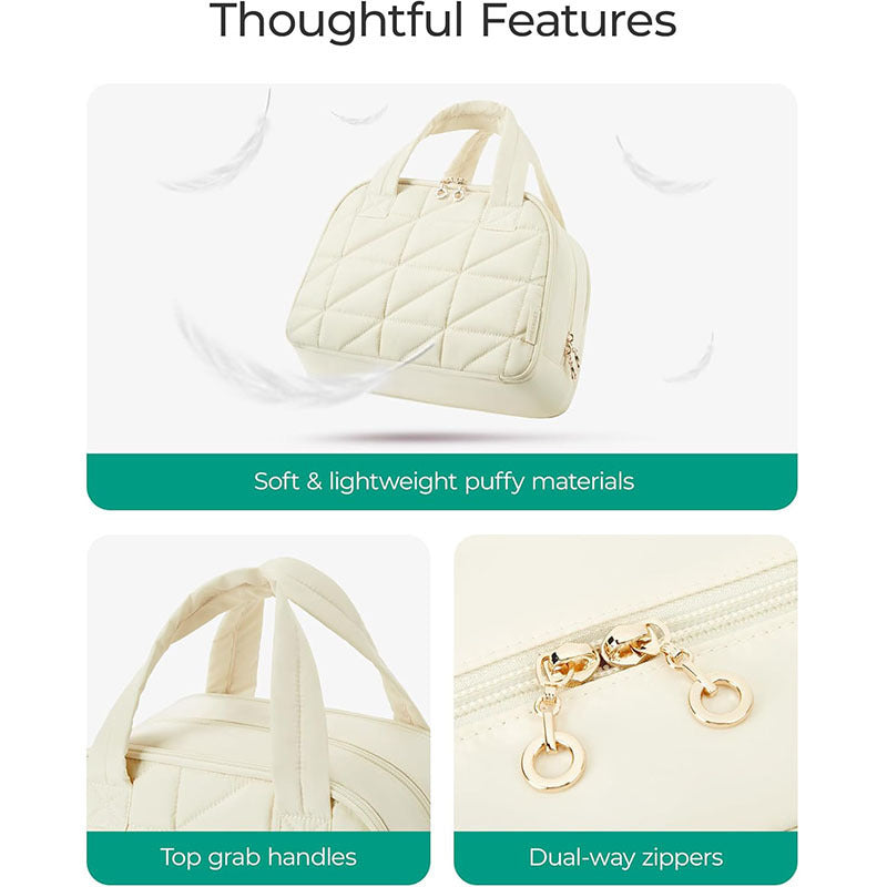 Cosmetic bag with padded interior compartment LoungeYard — product view 5