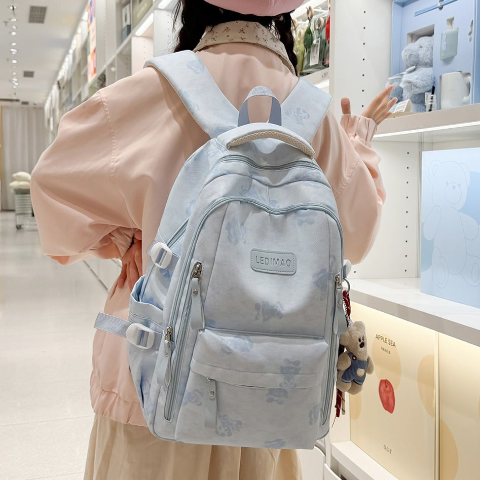 Casual Multi-Compartment School Backpack LoungeYard — product view 1