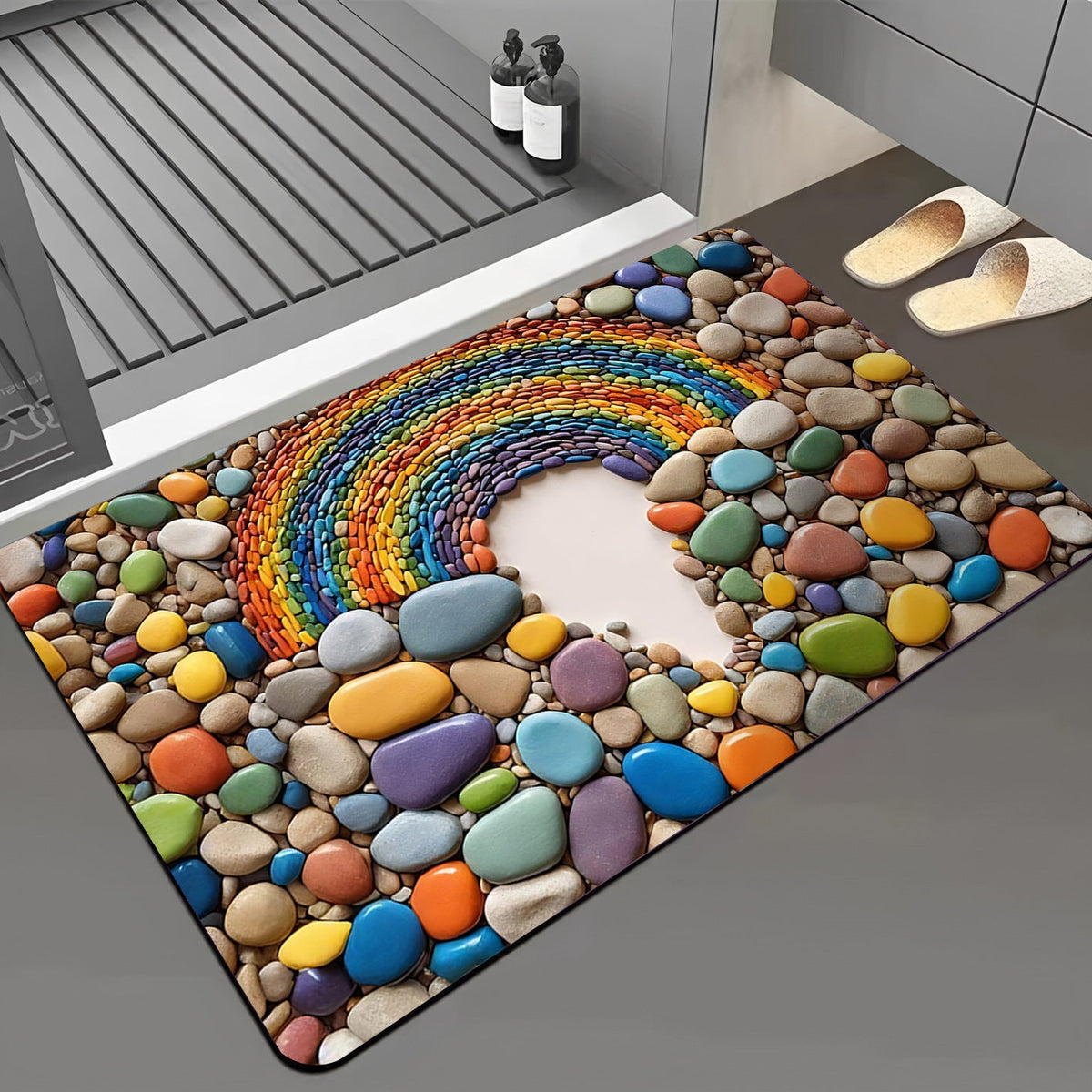Dragonfly-Themed Bath Mat LoungeYard — product view 6