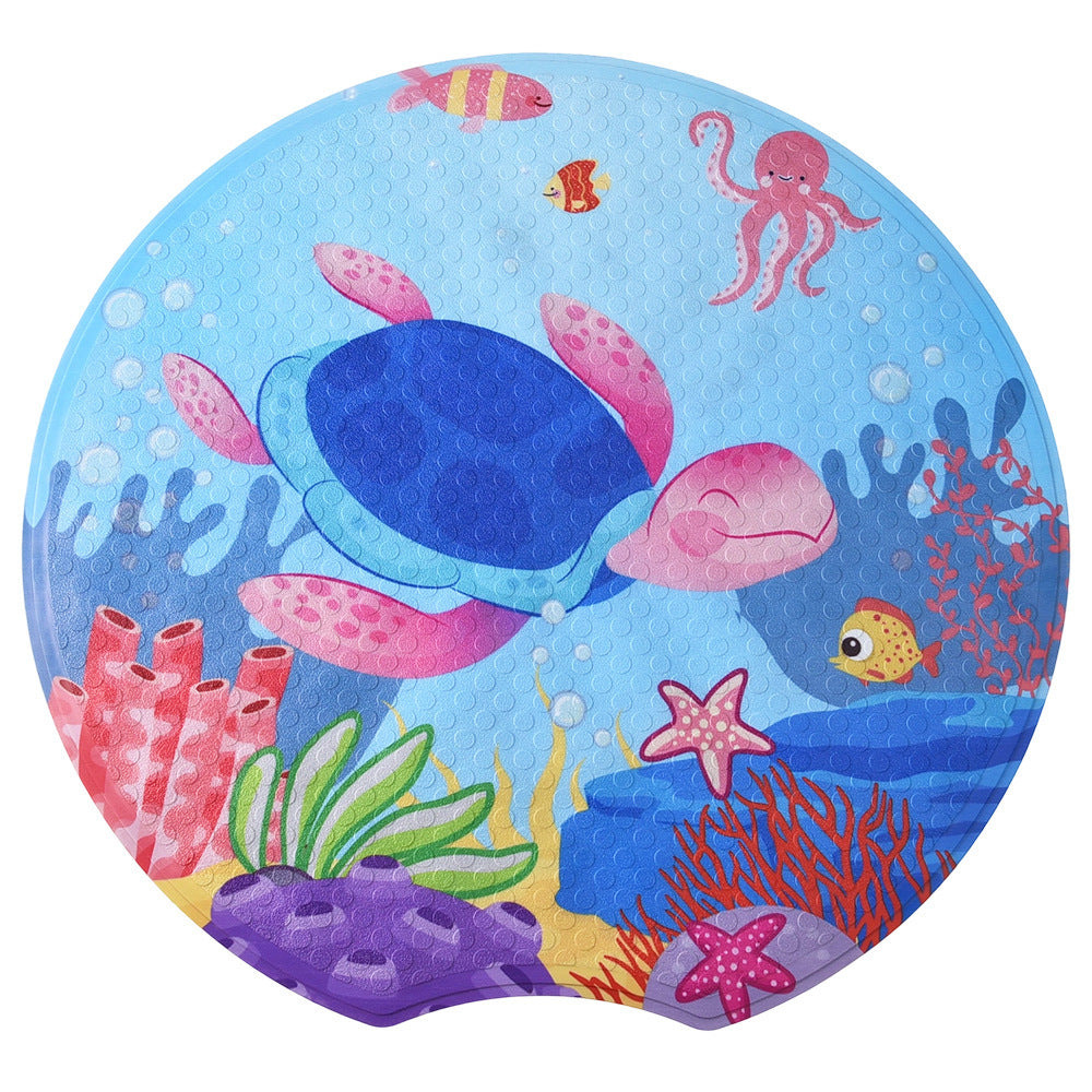 Cartoon Ocean-Themed Bath Mat LoungeYard — product view 4
