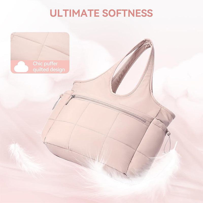 Multifunctional Tote Bag with Removable Cosmetic Bag LoungeYard — product view 5