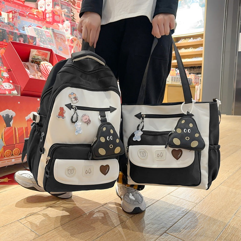 Playful Animal-Themed Multi-Pocket Backpack LoungeYard — product view 2