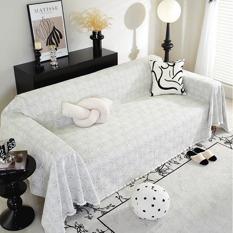 Textured Decorative Sofa Throw Cover — product view 2