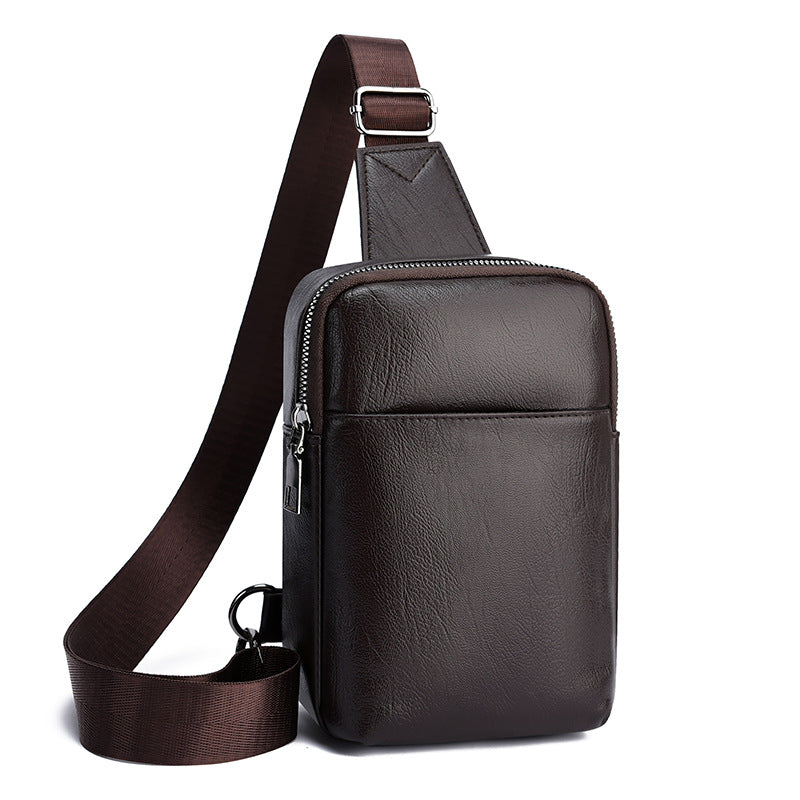 Leather Messenger Bag LoungeYard — product view 2