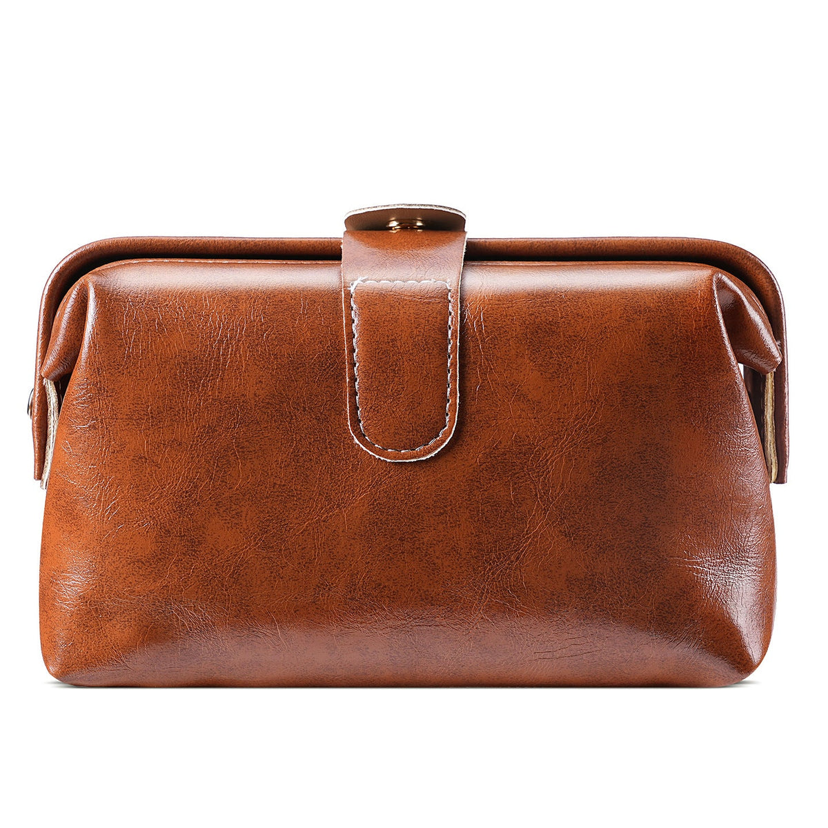 Vintage Leather Cosmetic Case — product view 5