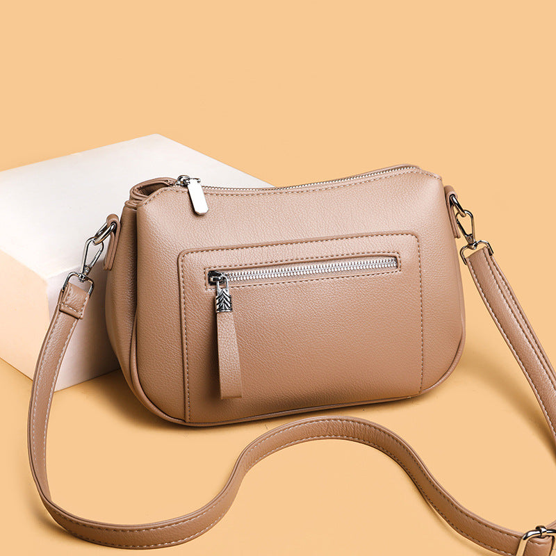 Casual Leather Crossbody Bag LoungeYard — product view 3