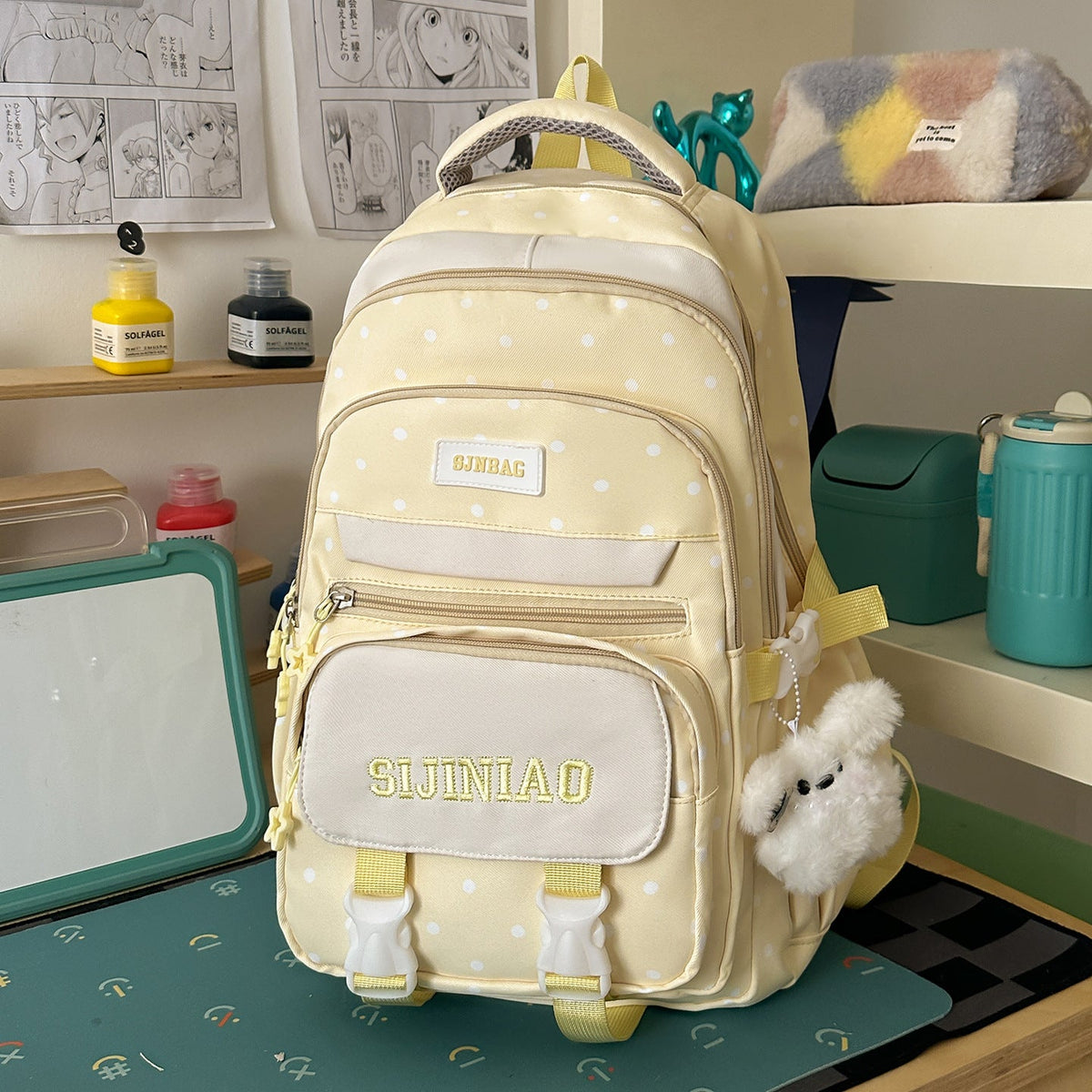 Adventurous Polka Dot Backpack LoungeYard — product view 7