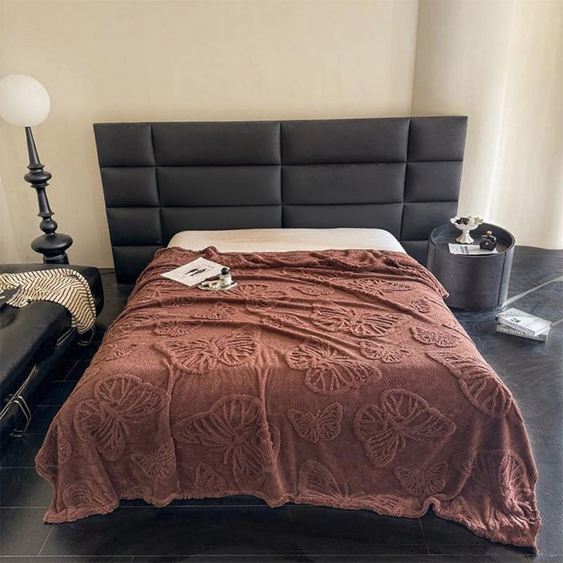 Ladies Luxurious Bedspread with Butterfly Pattern LoungeYard — product view 7