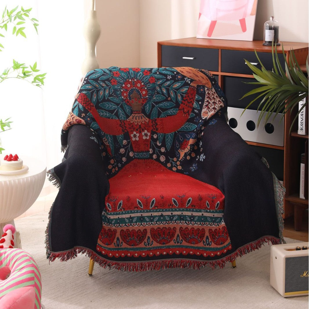Decorative Bohemian Throw Blanket — product view 2