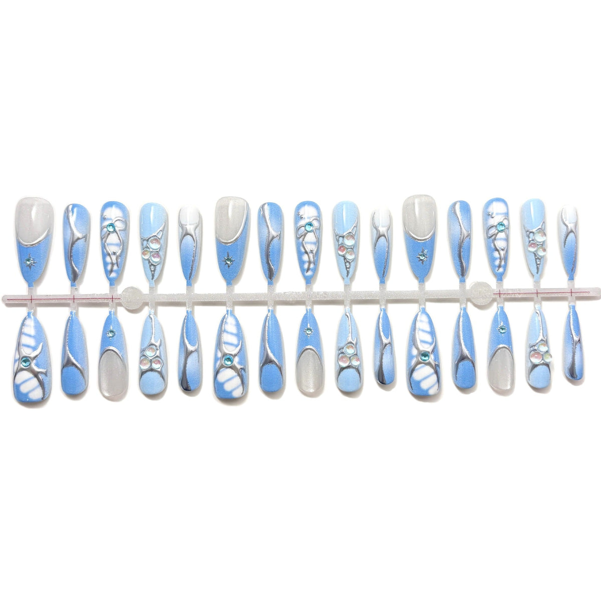 Elegant Press-On Nail Art Design Set — product view 5