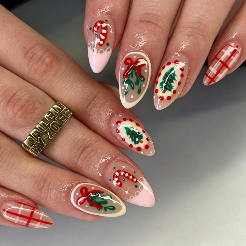 Holiday-Themed Press-On Nail Set — product view 1