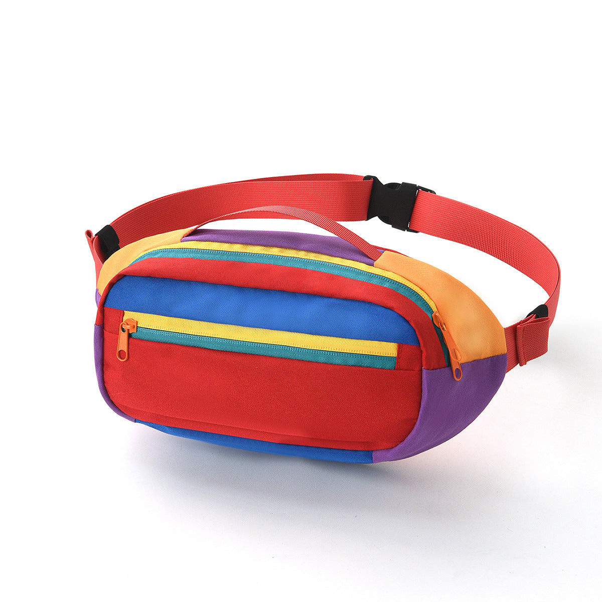 Hip bag with multiple compartments and adjustable belt LoungeYard — product view 2