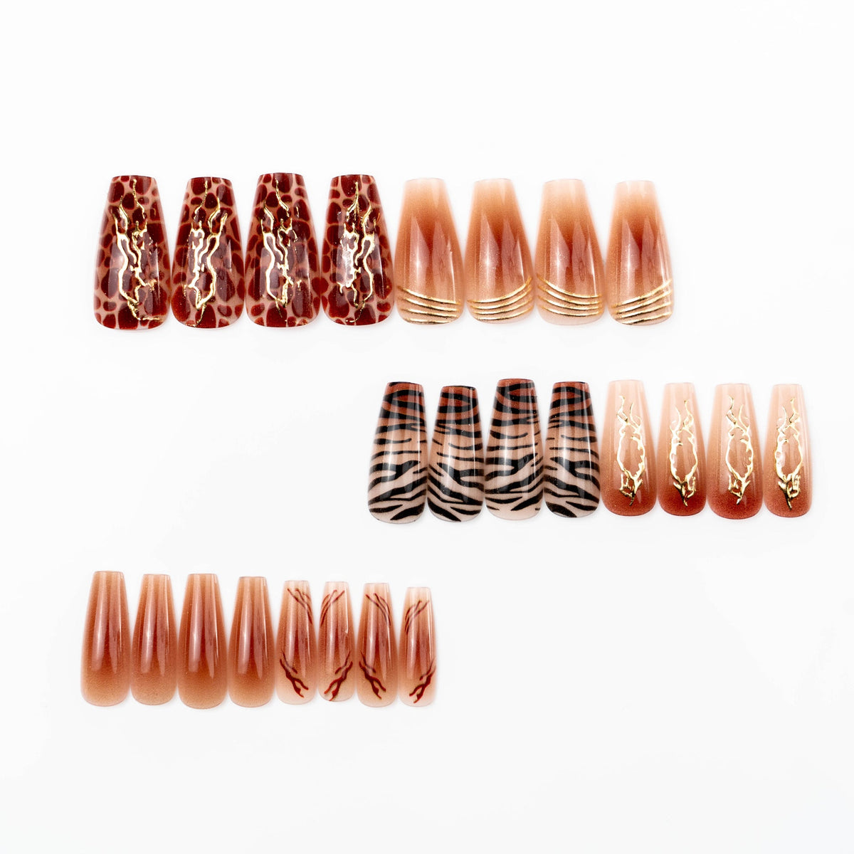 Exotic Animal Print Press-On Nail Set — product view 3