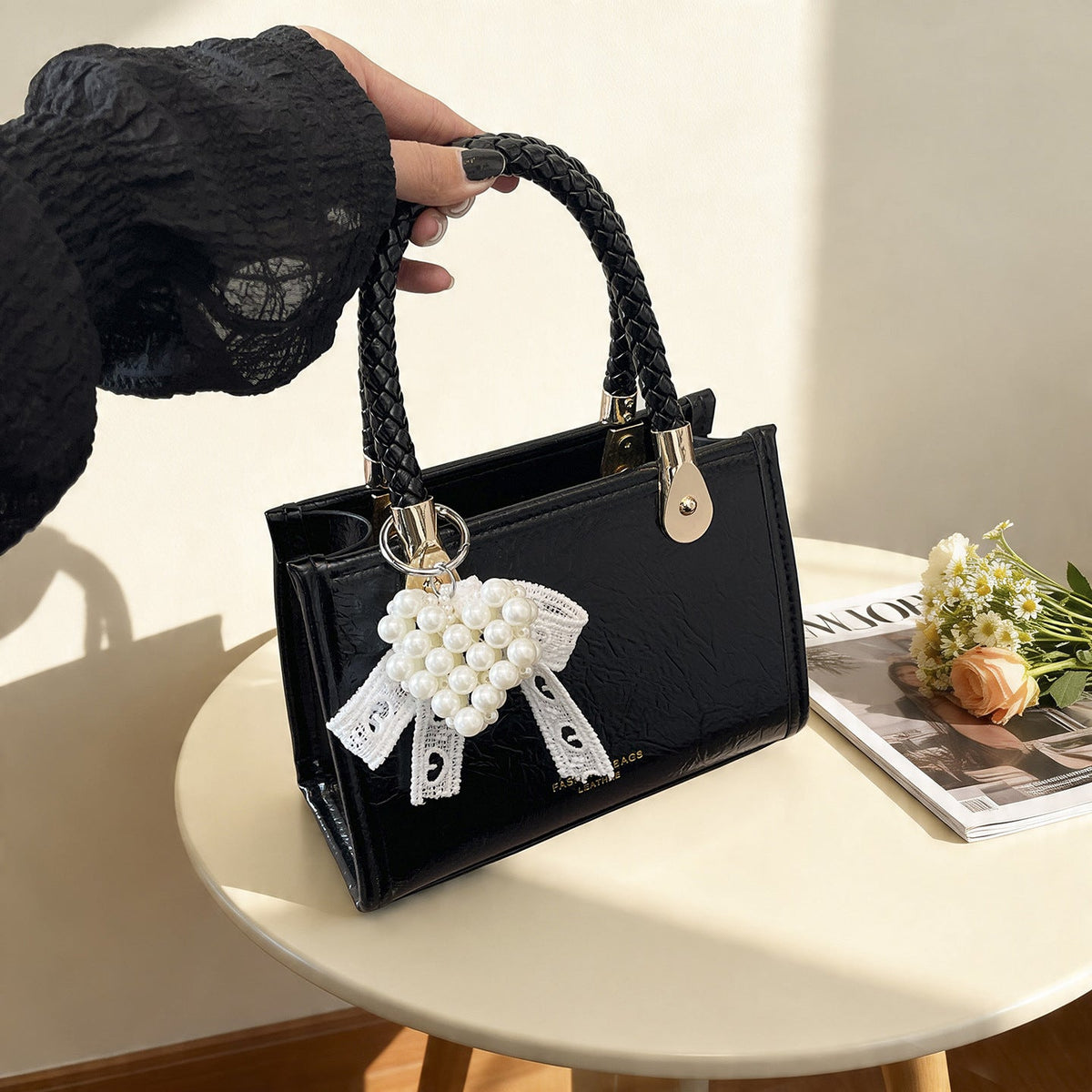 Chic Mini Handheld Tote Bag — product view 3