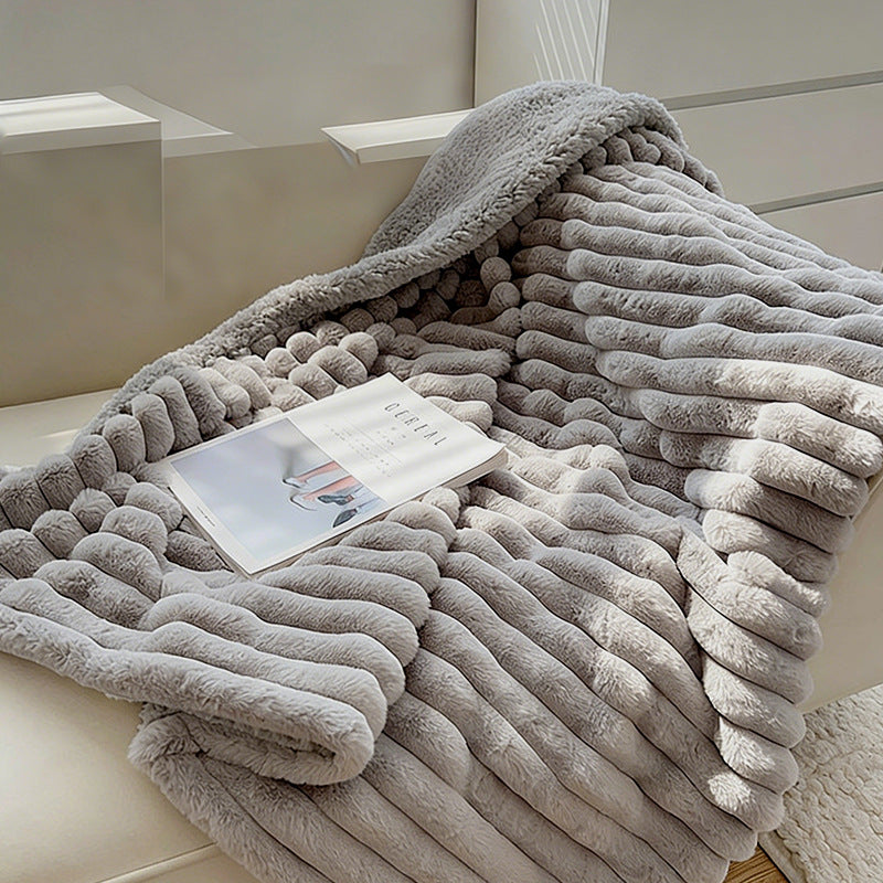 Women Super Soft Plush Blanket with 3D Structure LoungeYard — product view 1
