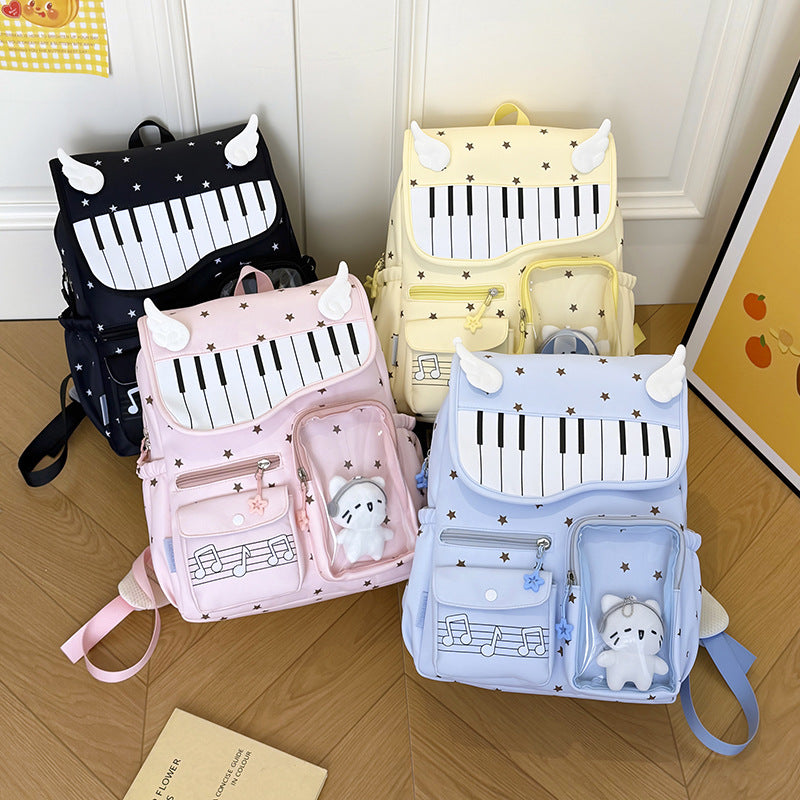 Musical-Themed School Backpack LoungeYard — product view 4