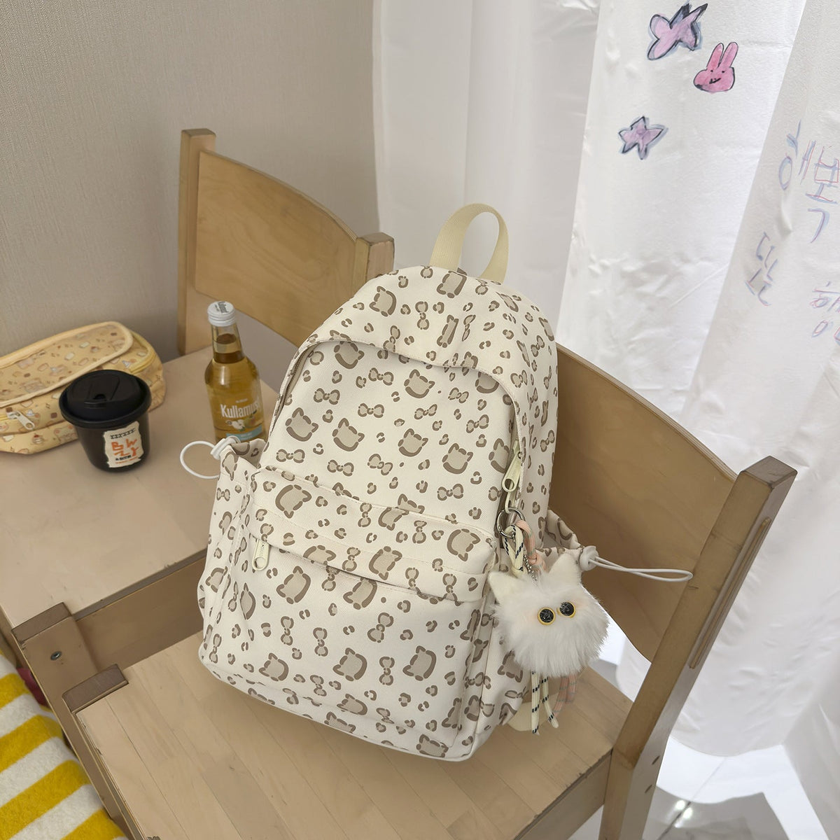 Playful Patterned Student Backpack LoungeYard — product view 7