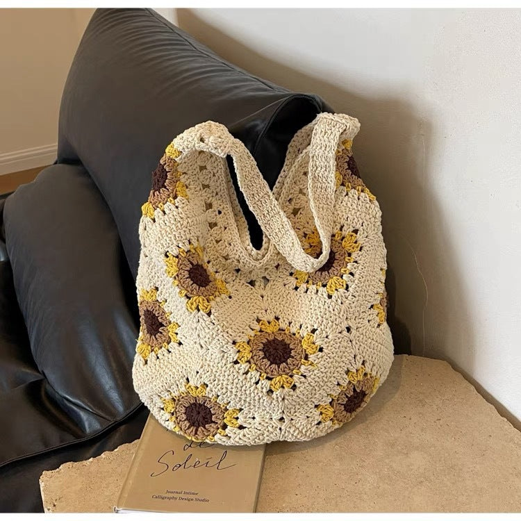 Hand-crocheted shoulder bag LoungeYard — product view 4