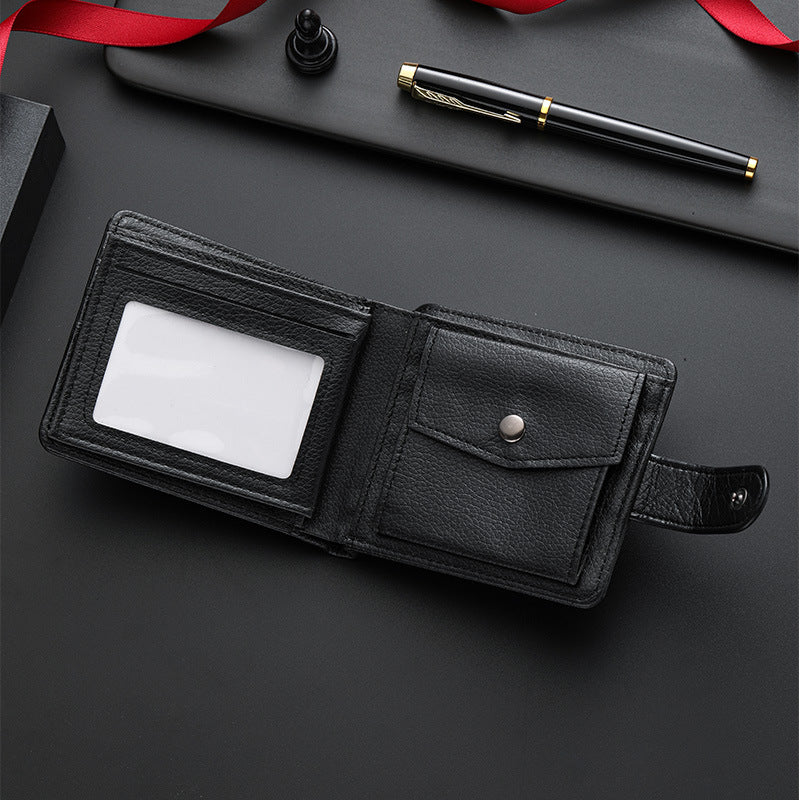 Classic Leather Billfold Wallet LoungeYard — product view 2