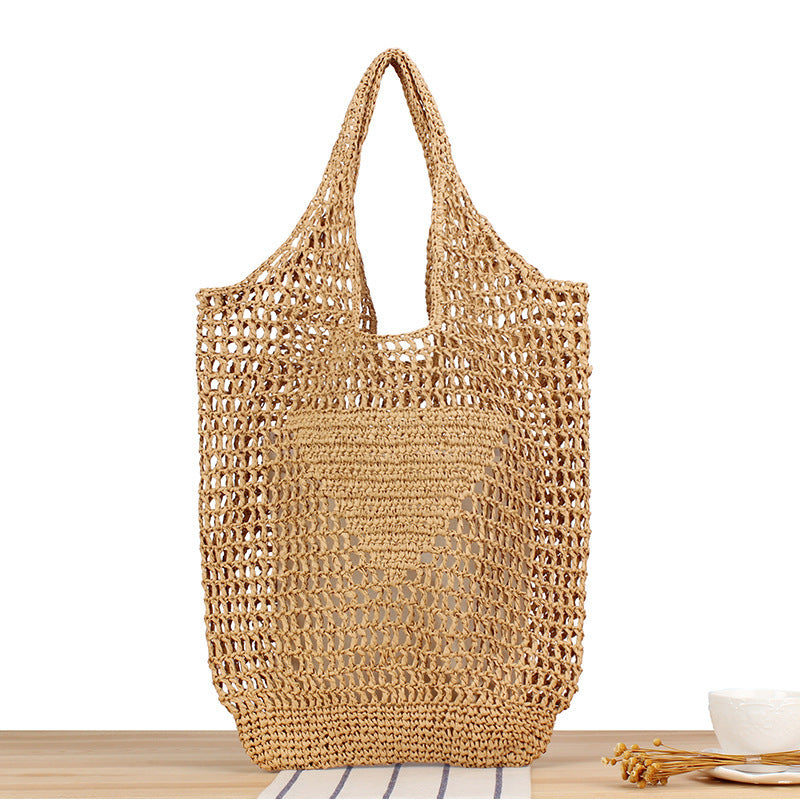 Spacious mesh tote with practical handles LoungeYard — product view 6