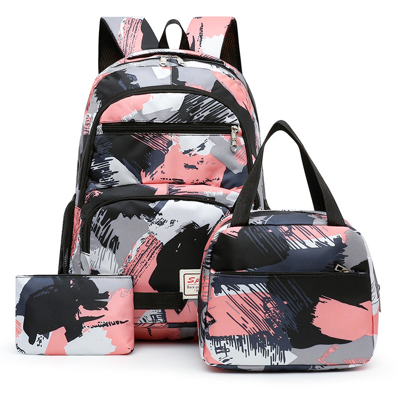 Trendier backpack with insulated lunch box and pencil case LoungeYard — product view 7