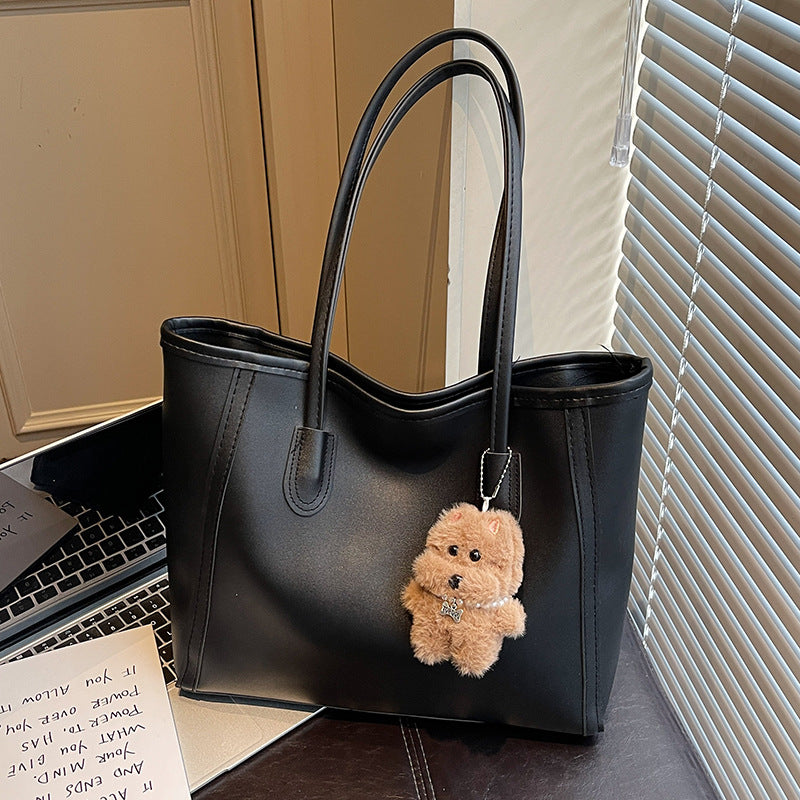 Elegant Vegan Leather Tote Bag — product view 6