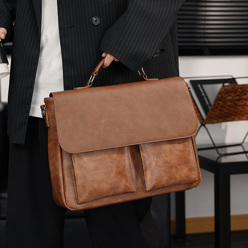 Stylish briefcase with multiple compartments LoungeYard — product view 2