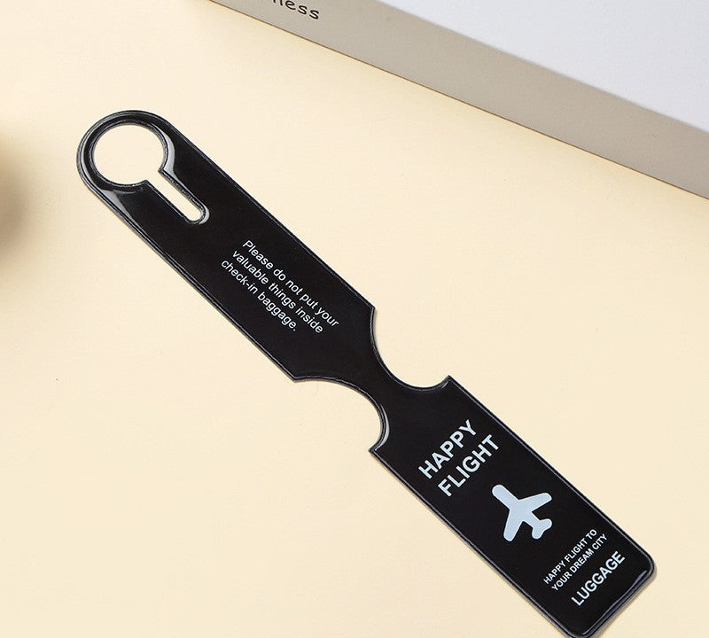 reflective PVC luggage handle wrap tag with secure snap closure LoungeYard — product view 3