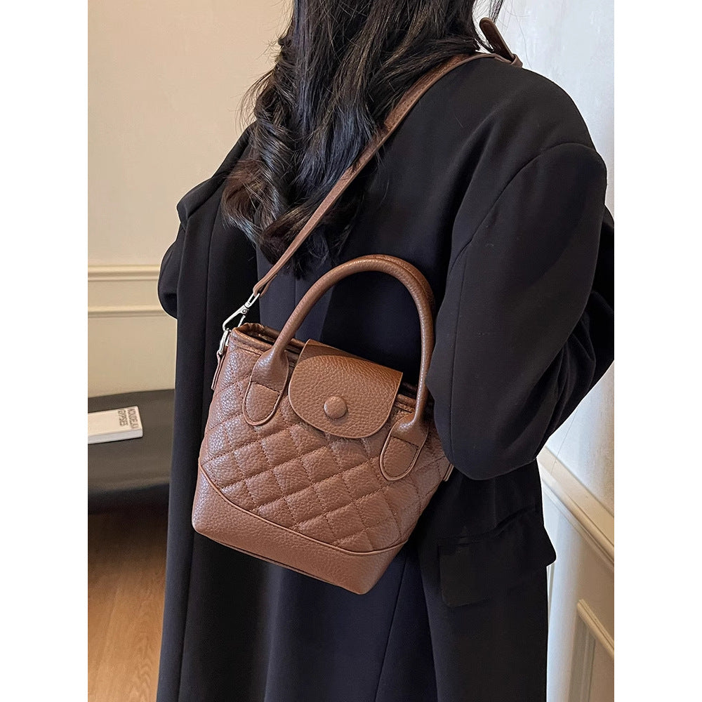 Quilted Mini Top-Handle Handbag LoungeYard — product view 4